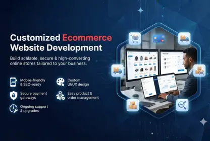 Customized ecommerce website development