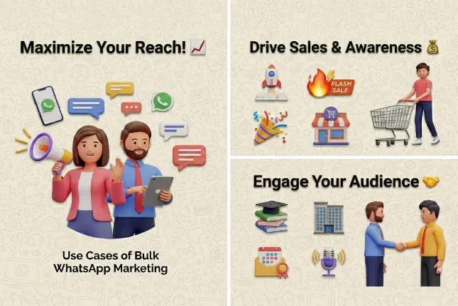 Bulk WhatsApp Use Cases