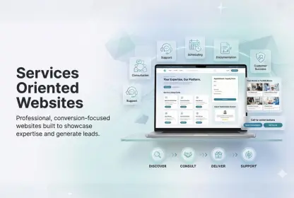 Services oriented websites